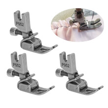 Steel Shirring Foot 3Pcs Adjustable Presser for Industrial Sewing Machine