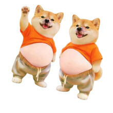 Shiba Inu Relaxation Dog Belly Toy Sticker for Kids and-Style3