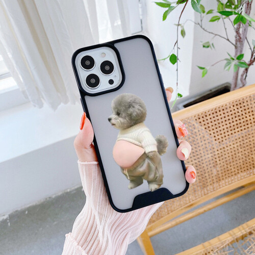 3Pcs Fun 12cm Squeezable Dog Shape Sticker To Relieve-Style2 2