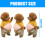 3Pcs Fun 12cm Squeezable Dog Shape Sticker To Relieve-Style2 4