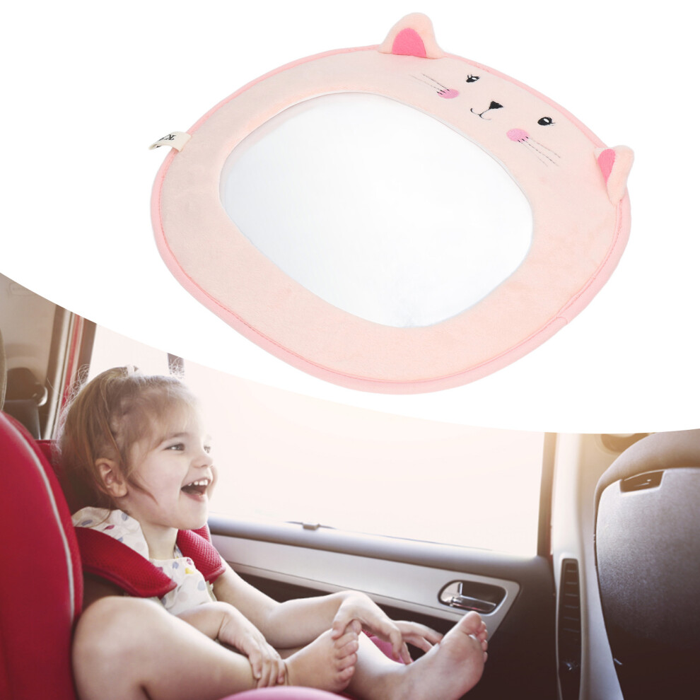 Baby Car Mirror Cartoon Safety Seat View Acrylic Backseat Rearview Mirror
