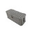 Modern Rattan Style Storage Container With Secure Lid-S Gray 1