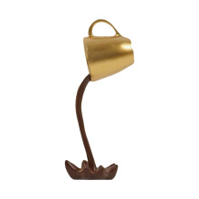 Floating Coffee Cup Sculpture Decors Mini Spilling Pouring-2