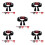 30Stk Samurai Stirnband Polyester Bunt Verstellbar Für Karate & 1