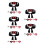 30Stk Samurai Stirnband Polyester Bunt Verstellbar Für Karate & 5