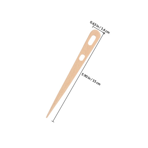 1 Paar Holz Nadel Große Für Anfänger 1