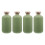 8Stk Reise Flaschen Set Grün Pe+pp Für Shampoo Lotion 11
