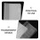 4Stk PVC Buchcover Notizbuchhülle Wasserdicht Elastisch 4