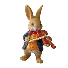 Miniatur-Hasenfiguren, Mini-Osterhasen, Feen,-Geigenhase