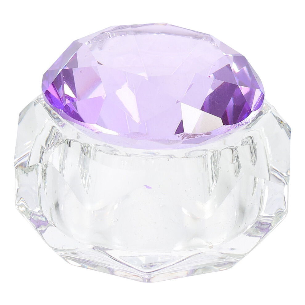 Solustre Crystal Glass Manicure Bowl Women's Dipping Cup Manicures Liquid