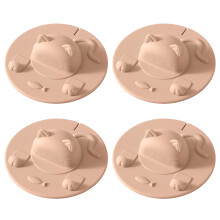 Lovely Cats Silicone Cup Covers Creative Mug Lid Dustproof-1 4