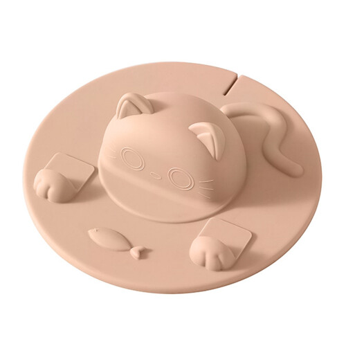 Couvercle de tasse à boisson en Silicone, jolis chats,-1 1