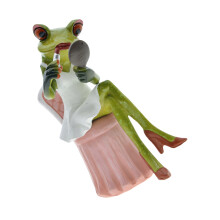 Treefrog Statue Lovely Funny Sculpture Resin Home-Women model