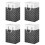 4X Oversized 75L Clothes Hampers Waterproof-black lantern 1