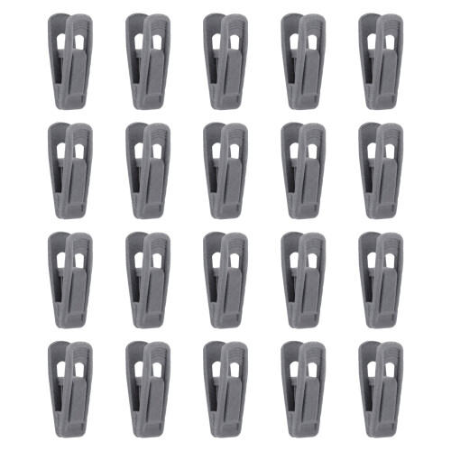 Clothes Hanger CLip For Delicate Materials AndSlip-dark gray