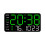 Digitale wandklok LED-display Datumtemperatuur 2 Alarm-1 W 1