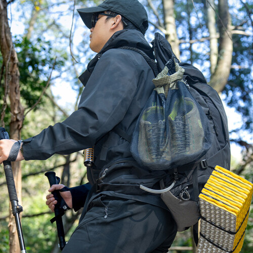 Shoe Holder Bag Designed For Adventurers And Active-Black 1