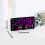 Digitale wandklok LED-display Datumtemperatuur 2 Alarm-1 W 4