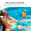 One Set Inflatable Paillette PVC Drink Cup Holder 7