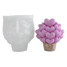 Heat Resistant Heart Basket Candle Mold Set Suitable For-5579