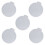 Pack of 5 Practical Plastic Cake Bases Nonslip Design-6 inches 1