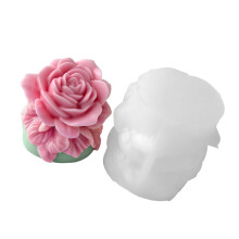 Silikon-Rosenblüten-Kerzenform für handgefertigte-61