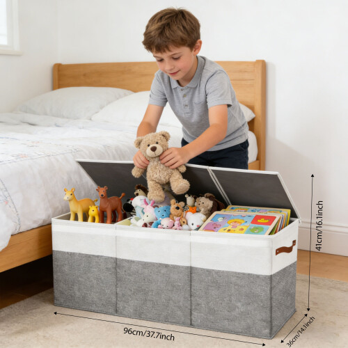 Space Saving Foldable Children's Storage Box 150L Capacity-MS 1