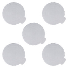 5PCS Thickened Plastic Cake Trays with Enhancing-4 inches