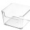 Durable Transparent Plastic Drawer Storage Divid Box, Small Square 5