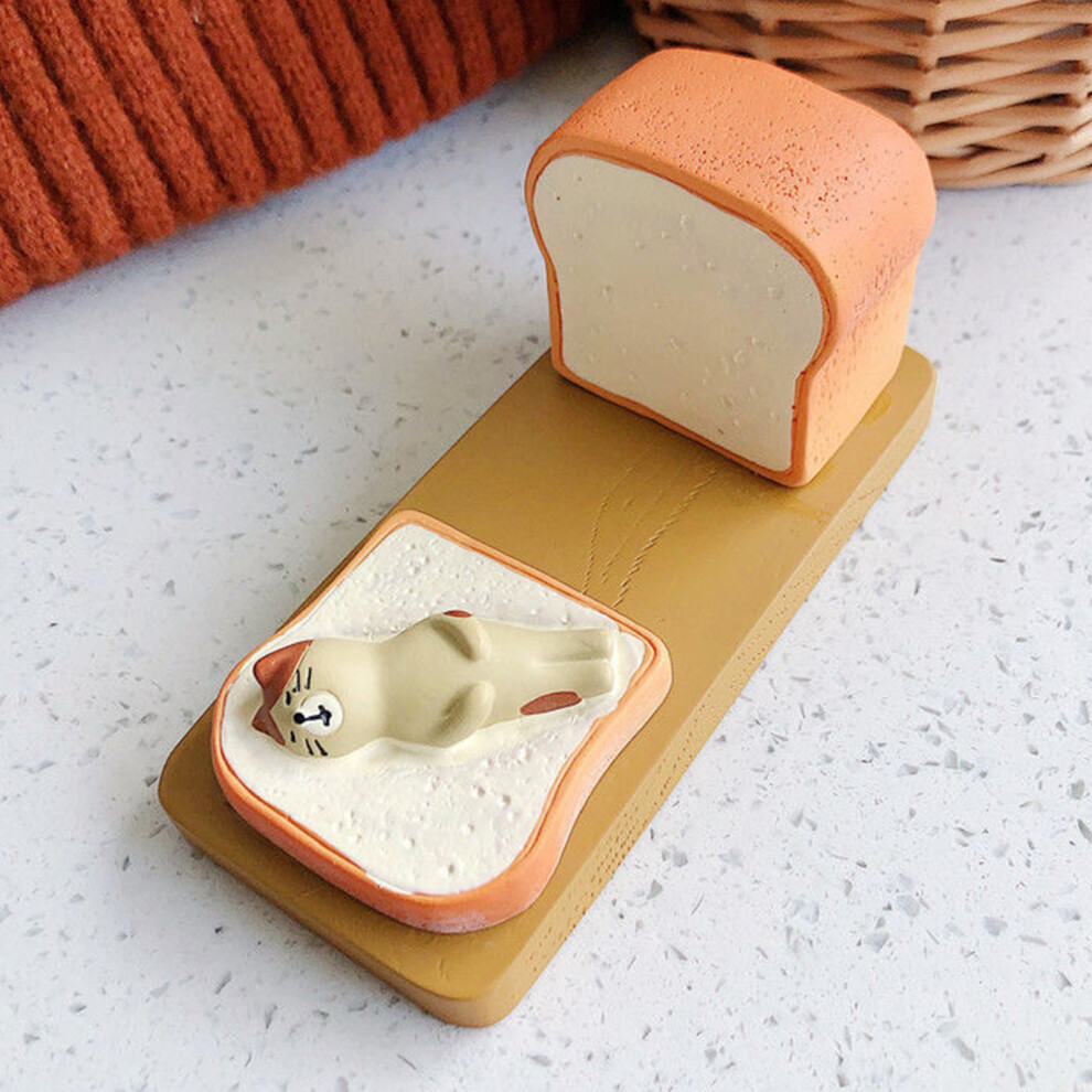 Cute Resin Toast Cat Phone Stand Holder For Tablets & Phones 300G 9491390164914