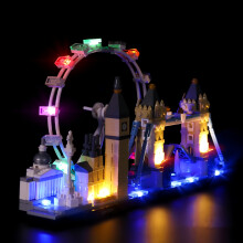LED Lighting Kit for Architecture 21034 London Skyline, Enhances Architectural Details