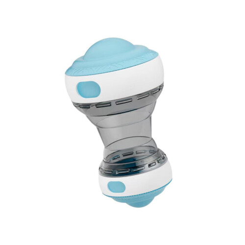 Distributeur de nourriture interactif pour chiens, Puzzle,-Bleu