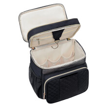 Multifunctional Travel Toiletry Bag Waterproof Large-Black