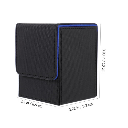 PU Leather Card Storage Box with ScratchResistant Protection for Game Deck Organization 1