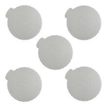 Pack of 5 ABS Cake Plates Portable Design for Easy-10 inches