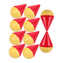 DIY Tumbler Kit with Wobble Assembly, Unfinished Balance Doll Craft Set for Group Projects, 10pcs