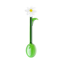 Artistic Stirring Spoon Transparent Glass Flower-flower spoon 4