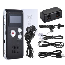 8GB Intelligent Digital Audio Voice Phone Recorder Dictaphone MP3 Music Player Voice Activate VAR A-B Repeating