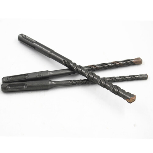 3pcs 6/8/10mm Electric Hammer Drill Bits 2 Pits 2 Slots Concrete Masonry Drill Bits 2