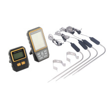 Wireless BBQ Thermometer Digital Remote Kitchen Meat Food Cooking 328ft Range 4 Probes CH?216