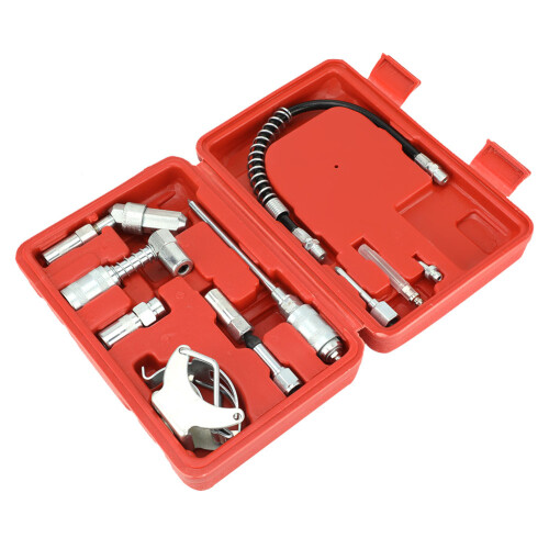 11PCS Replacement Grease Gun Adapter Fitting Lubrication Accessory Set Kit 2