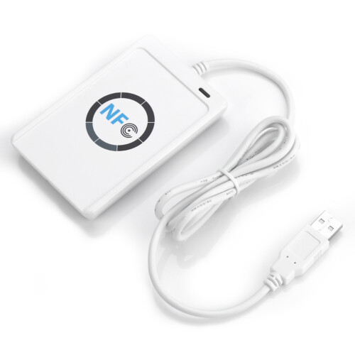 NFC RFID Reader Writer ACR122U ISO 14443A / B Free Software in White 1