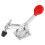 4pcs Vertical Type Quick Release Toggle Clamp Holding Capacity 35Kg 77Lbs 4