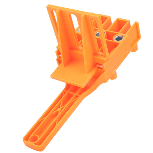 8Pcs/Set woodworking Punch Hole locator Drilling Doweling Guide Tools for CarpentryOrange 1