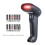 2.4G Wireless Handheld Barcode Bar Code Scanner Reader with Receiver USB2.0 Cable for Supermarket Library   Express Company Retail Store Warehouse 6
