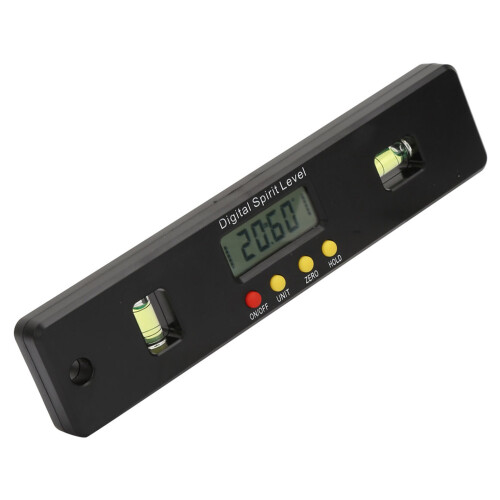 360 Degrees Mini Digital Protractor Angle Finder Inclinometer Magnetic Bottom (200mm) 1