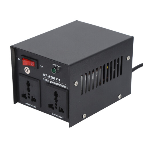 200W Power Voltage Converter Step Up Buck Transformer for Electrical Devices 1