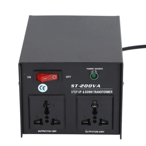 200W Power Voltage Converter Step Up Buck Transformer for Electrical Devices 2