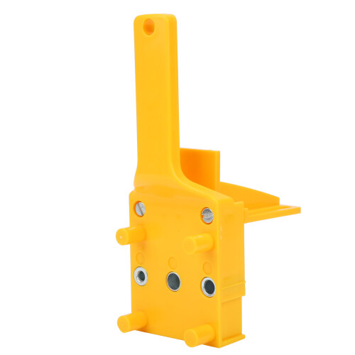 8Pcs/Set woodworking Punch Hole locator Drilling Doweling Guide Tools for CarpentryYellow 1