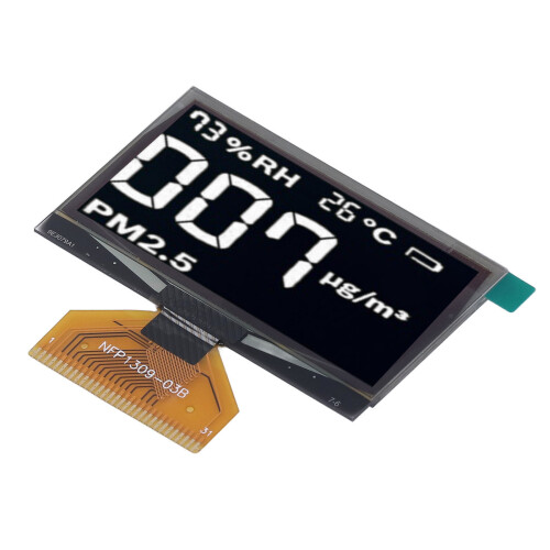 2.42in Display Screen Module Organic Light Emitting Diode Screen SSD1309 Welding Installation Display Module White 1